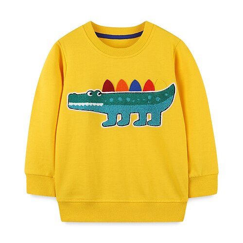 Kids Boys Sweatshirt Animal Daily Long Sleeve Fashion Cotton 2-8 Years Winter Yellow
Kids Boys Sweatshirt Animal Daily Long Sleeve Fashion Cotton 2-8 Years Winter Yellow