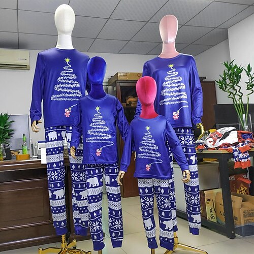 Christmas Pajamas Family Set Ugly Christmas Tree Christmas pattern Home Blue Red Long Sleeve Mom Dad and Me Daily Matching Outfits
Christmas Pajamas Family Set Ugly Christmas Tree Christmas pattern Home Blue Red Long Sleeve Mom Dad and Me Daily Matching Outfits