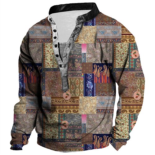 Men's Unisex Sweatshirt Pullover Button Up Hoodie Tribal Graphic Prints Print Casual Daily Sports 3D Print Streetwear Designer Casual Clothing Apparel Hoodies Sweatshirts Long Sleeve Brown
Men's Unisex Sweatshirt Pullover Button Up Hoodie Tribal Graphic Prints Print Casual Daily Sports 3D Print Streetwear Designer Casual Clothing Apparel Hoodies Sweatshirts Long Sleeve Brown