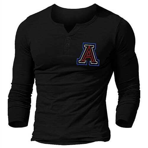 Men's T shirt Tee Graphic Letter V Neck Black Print Street Sports Long Sleeve Print Clothing Apparel Fashion Designer Casual Comfortable
Men's T shirt Tee Graphic Letter V Neck Black Print Street Sports Long Sleeve Print Clothing Apparel Fashion Designer Casual Comfortable