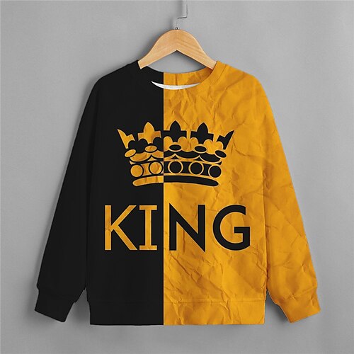 Kids Boys Sweatshirt Letter Outdoor 3D Print Long Sleeve Crewneck Active 3-12 Years Winter Yellow
Kids Boys Sweatshirt Letter Outdoor 3D Print Long Sleeve Crewneck Active 3-12 Years Winter Yellow