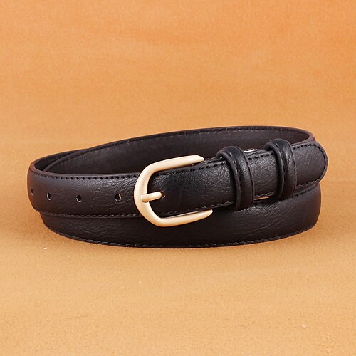 Women's Unisex PU Buckle Belt PU Leather Metal Bucke Plain Casual Classic Party Daily White Black Pink Red
Women's Unisex PU Buckle Belt PU Leather Metal Bucke Plain Casual Classic Party Daily White Black Pink Red