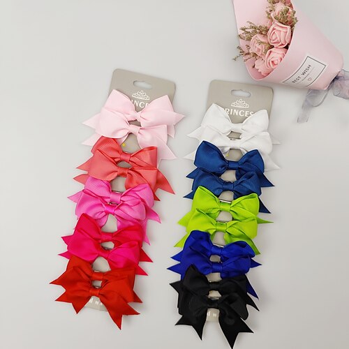 10 piezas Bebé Chica Activo / Dulce Diario Mariposa Lazo Poliéster Accesorios para el Cabello Colorido / Arco Iris Bebé onesize
10 piezas Bebé Chica Activo / Dulce Diario Mariposa Lazo Poliéster Accesorios para el Cabello Colorido / Arco Iris Bebé onesize