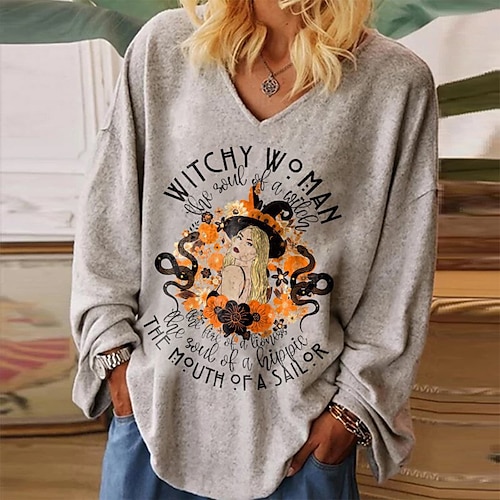 Women's Blouse Shirt Blue Purple Rainbow Graphic Print Long Sleeve Halloween Weekend Streetwear Casual V Neck Regular Loose Fit S / 3D Print
Women's Blouse Shirt Blue Purple Rainbow Graphic Print Long Sleeve Halloween Weekend Streetwear Casual V Neck Regular Loose Fit S / 3D Print