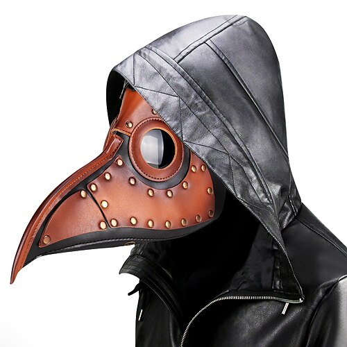 Plague Doctor Retro Vintage Punk & Gothic Medieval 17th Century Mask Masquerade Men's Women's Costume Vintage Cosplay Party Mask Masquerade
Plague Doctor Retro Vintage Punk & Gothic Medieval 17th Century Mask Masquerade Men's Women's Costume Vintage Cosplay Party Mask Masquerade