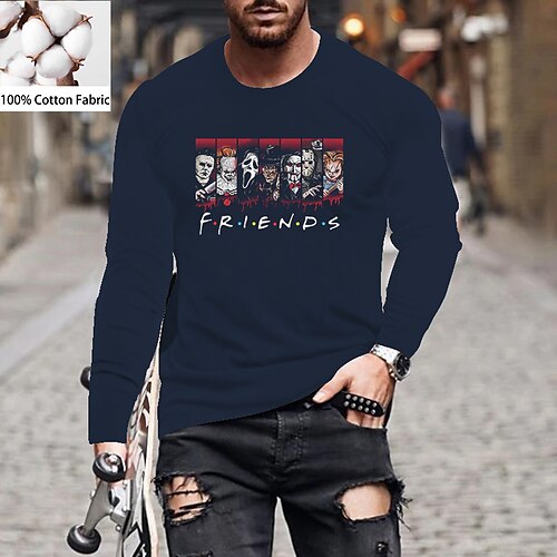 Men's Unisex T shirt Tee Skull Letter Crew Neck Green Black Gray Navy Blue Long Sleeve Hot Stamping Outdoor Street Print Tops Cotton Basic Sports Designer Simple
Men's Unisex T shirt Tee Skull Letter Crew Neck Green Black Gray Navy Blue Long Sleeve Hot Stamping Outdoor Street Print Tops Cotton Basic Sports Designer Simple
