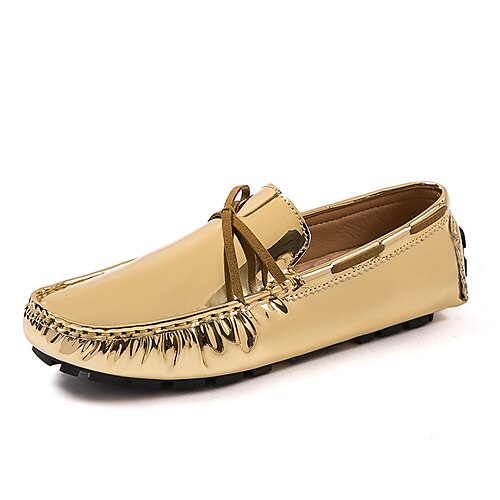 Men's Loafers Slip-Ons Boat Shoes Moccasin Comfort Loafers Driving Loafers Casual Classic British Daily Office Career PU White Black Gold Fall Spring
Men's Loafers Slip-Ons Boat Shoes Moccasin Comfort Loafers Driving Loafers Casual Classic British Daily Office Career PU White Black Gold Fall Spring
