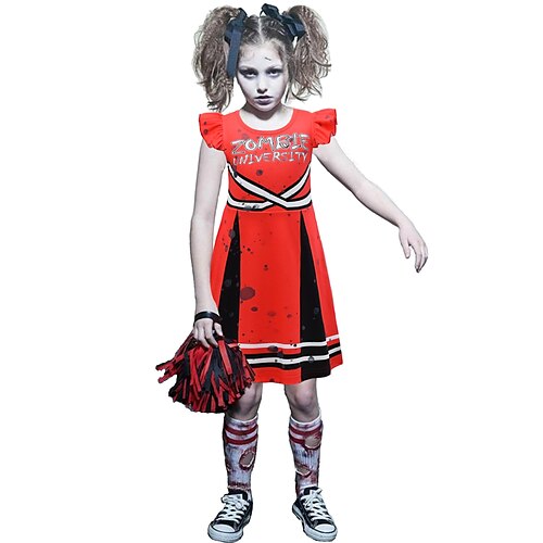 Kids Girls' Halloween Dress Letter A Line Dress Knee-length Dress Party Short Sleeve Beautiful Dress 3-10 Years Spring Red
Kids Girls' Halloween Dress Letter A Line Dress Knee-length Dress Party Short Sleeve Beautiful Dress 3-10 Years Spring Red