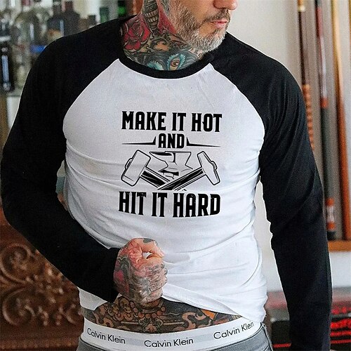 Men's T shirt Tee Graphic Letter Crew Neck White Hot Stamping Street Daily Long Sleeve Patchwork Print Clothing Apparel Fashion Designer Casual Comfortable / Sports
Men's T shirt Tee Graphic Letter Crew Neck White Hot Stamping Street Daily Long Sleeve Patchwork Print Clothing Apparel Fashion Designer Casual Comfortable / Sports