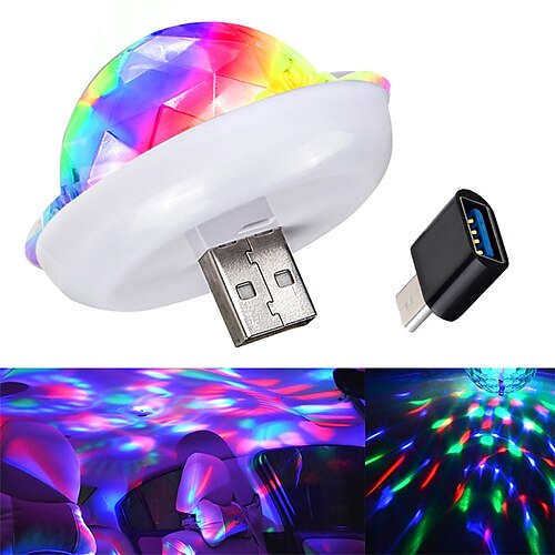 OTOLAMPARA Universal New USB Disco Lamps LED Magic Dj Light Night Lights Stage Lighting Effect Light Micro USB Crystal Disco Ball Lights
OTOLAMPARA Universal New USB Disco Lamps LED Magic Dj Light Night Lights Stage Lighting Effect Light Micro USB Crystal Disco Ball Lights