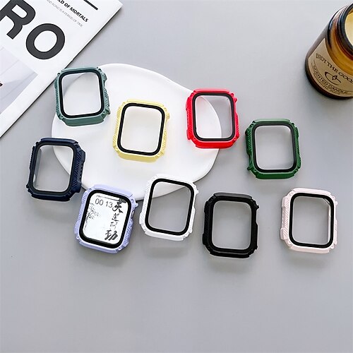 1 Pack Watch Case with Screen Protector Compatible with Apple iWatch Series 8 Scratch Resistant Dust Proof Rugged Tempered Glass / PC Watch Cover
1 Pack Watch Case with Screen Protector Compatible with Apple iWatch Series 8 Scratch Resistant Dust Proof Rugged Tempered Glass / PC Watch Cover
