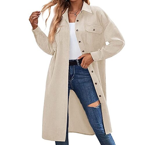 Women's Winter Coat Warm Breathable Outdoor Daily Wear Vacation Going out Pocket Single Breasted Turndown Active Sports Comfortable Street Style Solid Color Regular Fit Outerwear Long Sleeve Winter 
Women's Winter Coat Warm Breathable Outdoor Daily Wear Vacation Going out Pocket Single Breasted Turndown Active Sports Comfortable Street Style Solid Color Regular Fit Outerwear Long Sleeve Winter