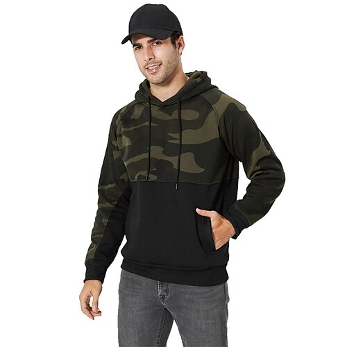 Men's Pullover Hoodie Sweatshirt Hooded Graphic Camo / Camouflage Print Sports Outdoor Daily Sports Hot Stamping Basic Cool Designer Clothing Apparel Hoodies Sweatshirts Long Sleeve Green Khaki
Men's Pullover Hoodie Sweatshirt Hooded Graphic Camo / Camouflage Print Sports Outdoor Daily Sports Hot Stamping Basic Cool Designer Clothing Apparel Hoodies Sweatshirts Long Sleeve Green Khaki