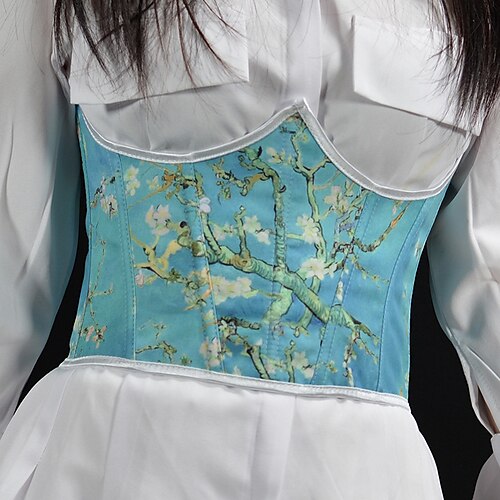 Corset Women's Corsets Party Evening Valentine's Day Club Blue Breathable Comfortable Underbust Corset Lace Up Tummy Control Adjustable Oil Painting Flower Fall Winter
Corset Women's Corsets Party Evening Valentine's Day Club Blue Breathable Comfortable Underbust Corset Lace Up Tummy Control Adjustable Oil Painting Flower Fall Winter