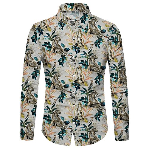 Men's Shirt Floral Turndown Khaki Long Sleeve 3D Print Outdoor Street Button-Down Print Tops Fashion Designer Casual Breathable
Men's Shirt Floral Turndown Khaki Long Sleeve 3D Print Outdoor Street Button-Down Print Tops Fashion Designer Casual Breathable