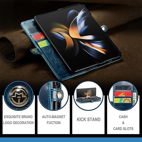 telefon Etui Til Samsung Galaxy Z Fold 3 Z Fold 4 Pung Med stativ Helkropsbeskyttelse Ensfarvet ægte læder
telefon Etui Til Samsung Galaxy Z Fold 3 Z Fold 4 Pung Med stativ Helkropsbeskyttelse Ensfarvet ægte læder