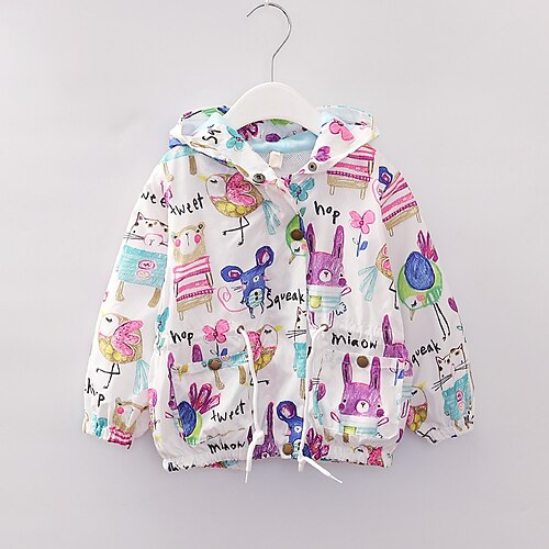 Kids Unisex Coat Outerwear Cartoon Coat Daily Active Cute White Winter Fall 2-6 Years
Kids Unisex Coat Outerwear Cartoon Coat Daily Active Cute White Winter Fall 2-6 Years