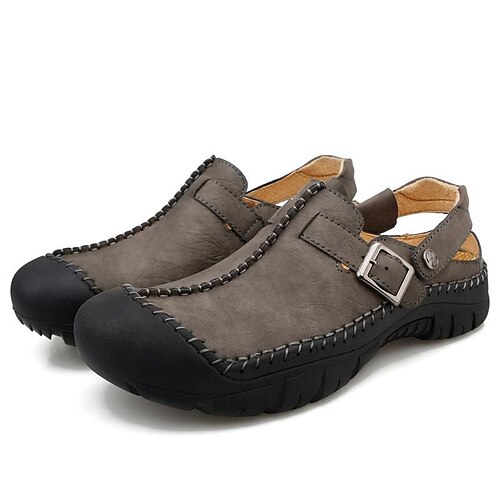 Herre Sandaler Komfort sandaler Afslappet Britisk udendørs Hjem Daglig Syntetisk læder Sort Grå Brun Forår Sommer
Herre Sandaler Komfort sandaler Afslappet Britisk udendørs Hjem Daglig Syntetisk læder Sort Grå Brun Forår Sommer