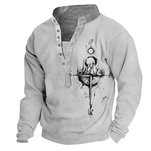 Men's Unisex Sweatshirt Pullover Button Up Hoodie Graphic Prints Print Casual Daily Sports 3D Print Streetwear Designer Casual Clothing Apparel Hoodies Sweatshirts Long Sleeve Blue Light gray
Men's Unisex Sweatshirt Pullover Button Up Hoodie Graphic Prints Print Casual Daily Sports 3D Print Streetwear Designer Casual Clothing Apparel Hoodies Sweatshirts Long Sleeve Blue Light gray