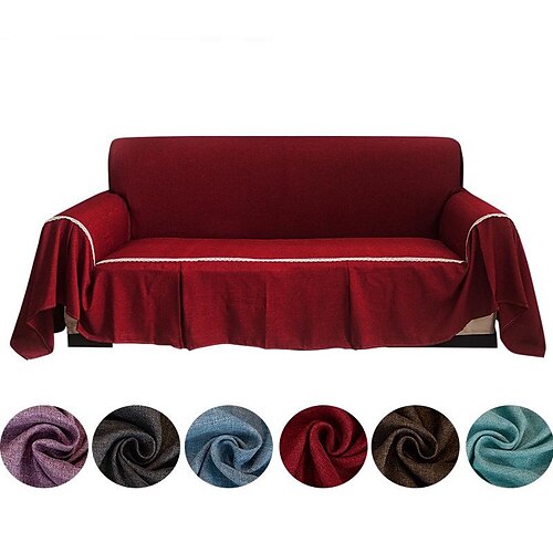 Sofa Covers Couch Cover Sofa Slipcover for Most Shape Sofas, Feature Thick Woven Jacquard with Ruffles, Multi-Use Decorative for Couch
Sofa Covers Couch Cover Sofa Slipcover for Most Shape Sofas, Feature Thick Woven Jacquard with Ruffles, Multi-Use Decorative for Couch
