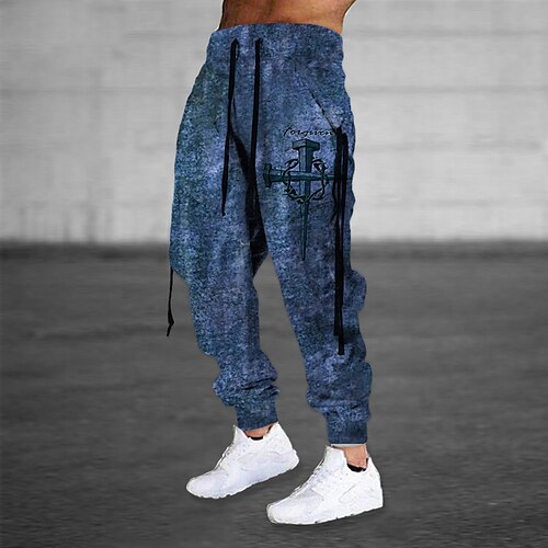 Men's Sweatpants Joggers Trousers Drawstring Side Pockets Elastic Waist Graphic Prints Comfort Breathable Sports Outdoor Casual Daily Cotton Blend Terry Streetwear Designer Blue Brown Micro-elastic
Men's Sweatpants Joggers Trousers Drawstring Side Pockets Elastic Waist Graphic Prints Comfort Breathable Sports Outdoor Casual Daily Cotton Blend Terry Streetwear Designer Blue Brown Micro-elastic