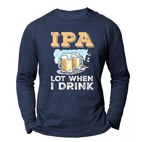 Men's T shirt Tee Graphic Letter Crew Neck Navy Blue Black Print Street Sports Long Sleeve Print Clothing Apparel Fashion Designer Casual Comfortable
Men's T shirt Tee Graphic Letter Crew Neck Navy Blue Black Print Street Sports Long Sleeve Print Clothing Apparel Fashion Designer Casual Comfortable