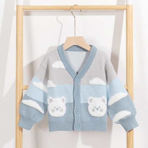 Kids Girls' Sweater Bear Daily Long Sleeve Fashion Cotton 2-8 Years Winter Light Blue
Kids Girls' Sweater Bear Daily Long Sleeve Fashion Cotton 2-8 Years Winter Light Blue