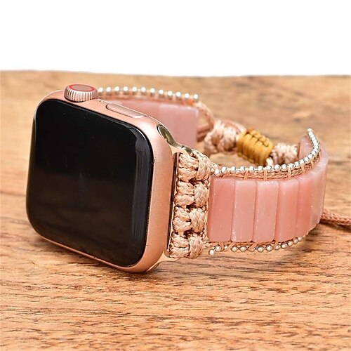 1PC Smart Watch Band Compatible with Apple iWatch 38/40/41mm 42/44/45/49mm Beaded Handmade Quick Release Braided Jewelry Bracelet for iWatch Smartwatch Strap Wristband for Series 8/7/6/5/4/3/2/1 / SE
1PC Smart Watch Band Compatible with Apple iWatch 38/40/41mm 42/44/45/49mm Beaded Handmade Quick Release Braided Jewelry Bracelet for iWatch Smartwatch Strap Wristband for Series 8/7/6/5/4/3/2/1 / SE
