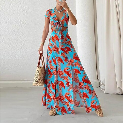 vestido casual de mujer vestido largo vestido maxi vestido azul manga corta floral ahueca hacia fuera invierno otoño otoño cuello en v moda 2023 s m l xl xxl 3xl
vestido casual de mujer vestido largo vestido maxi vestido azul manga corta floral ahueca hacia fuera invierno otoño otoño cuello en v moda 2023 s m l xl xxl 3xl