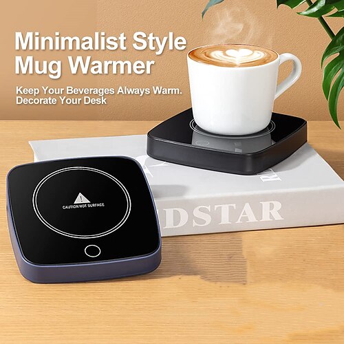 Coffee Cup Warmer Waterproof Smart Cup Warmer with 3 Temperature Settings for Warming and Warming Coffee Beverages Milk Tea and Hot Chocolate
Coffee Cup Warmer Waterproof Smart Cup Warmer with 3 Temperature Settings for Warming and Warming Coffee Beverages Milk Tea and Hot Chocolate