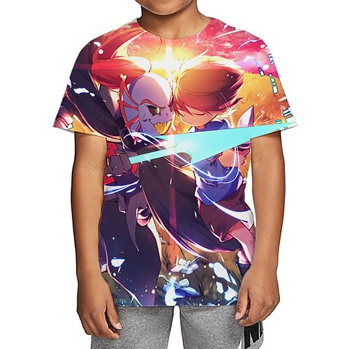 Kids Boys T shirt Tee Short Sleeve 3D Print Graphic Crewneck Multicolor Children Tops Fall Winter Cool Outdoor Daily Regular Fit 4-12 Years
Kids Boys T shirt Tee Short Sleeve 3D Print Graphic Crewneck Multicolor Children Tops Fall Winter Cool Outdoor Daily Regular Fit 4-12 Years