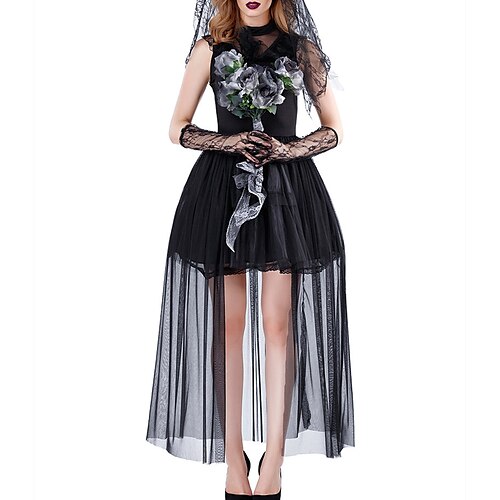 A-Line Party Dresses Vintage Dress Halloween Floor Length Sleeveless High Neck Satin with Pure Color Splicing 2022
A-Line Party Dresses Vintage Dress Halloween Floor Length Sleeveless High Neck Satin with Pure Color Splicing 2022