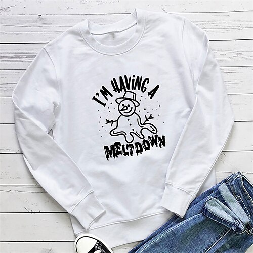 Women's Plus Size Christmas Tops Pullover Sweatshirt Hoodie Sweatshirt Cat Letter Long Sleeve Crewneck Casual Festival Vacation Cotton Fall Winter Green Pink
Women's Plus Size Christmas Tops Pullover Sweatshirt Hoodie Sweatshirt Cat Letter Long Sleeve Crewneck Casual Festival Vacation Cotton Fall Winter Green Pink