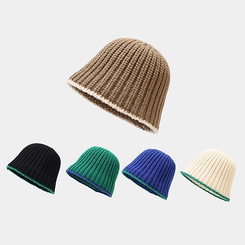 New Autumn Winter Ladies Bucket Hat Knitted Skull Hat Simple Ladies Panama Hat Winter Fisherman Hat
New Autumn Winter Ladies Bucket Hat Knitted Skull Hat Simple Ladies Panama Hat Winter Fisherman Hat