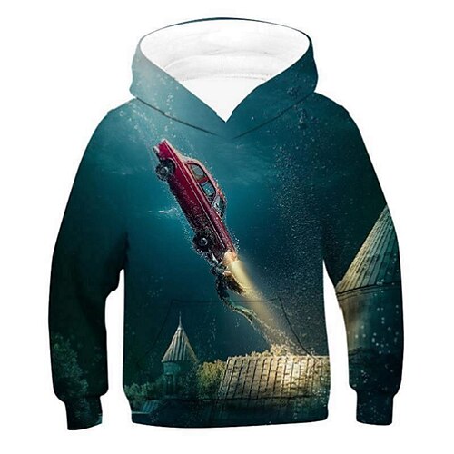 Kids Boys Hoodie Graphic Outdoor 3D Print Long Sleeve Pocket Fashion 3-12 Years Winter Green
Kids Boys Hoodie Graphic Outdoor 3D Print Long Sleeve Pocket Fashion 3-12 Years Winter Green