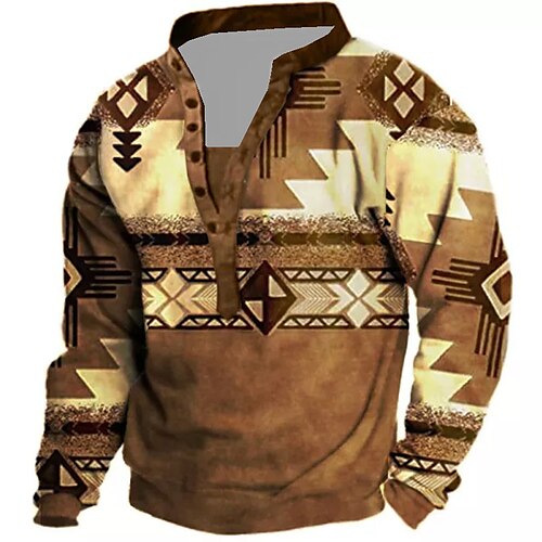 Men's Unisex Sweatshirt Pullover Button Up Hoodie Green Blue Purple Lavender Brown Standing Collar Graphic Prints Print Casual Daily Sports 3D Print Boho Streetwear Designer Spring & Fall Clothing
Men's Unisex Sweatshirt Pullover Button Up Hoodie Green Blue Purple Lavender Brown Standing Collar Graphic Prints Print Casual Daily Sports 3D Print Boho Streetwear Designer Spring & Fall Clothing