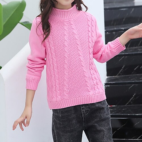 Kids Girls' Sweater Solid Color School Long Sleeve Active 3-13 Years Fall Pink Yellow Beige
Kids Girls' Sweater Solid Color School Long Sleeve Active 3-13 Years Fall Pink Yellow Beige