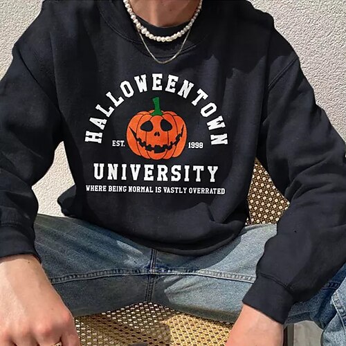 Men's Sweatshirt Pullover Letter Pumpkin Print Daily Holiday Going out Hot Stamping Streetwear Casual Hoodies Sweatshirts Long Sleeve Black / Winter / Fall / Winter
Men's Sweatshirt Pullover Letter Pumpkin Print Daily Holiday Going out Hot Stamping Streetwear Casual Hoodies Sweatshirts Long Sleeve Black / Winter / Fall / Winter