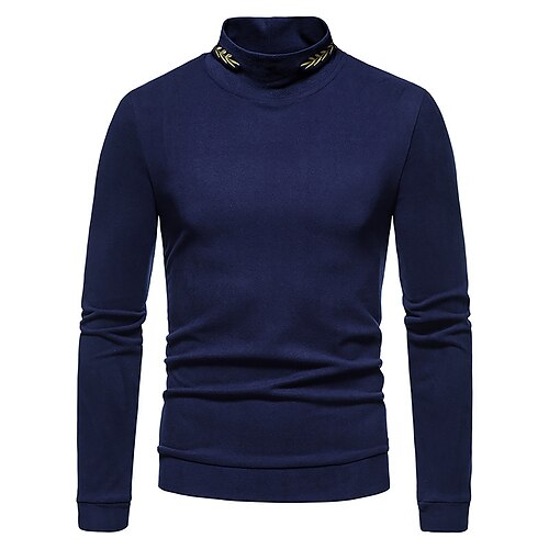 Men's Sweater Pullover Sweater Jumper Turtleneck Sweater Ribbed Knit Cropped Knitted Solid Color Turtleneck Basic Stylish Outdoor Daily Clothing Apparel Winter Fall Wine Khaki S M L
Men's Sweater Pullover Sweater Jumper Turtleneck Sweater Ribbed Knit Cropped Knitted Solid Color Turtleneck Basic Stylish Outdoor Daily Clothing Apparel Winter Fall Wine Khaki S M L