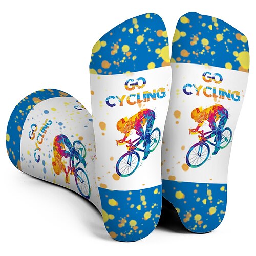 Socks Cycling Socks Men's Women's Bike / Cycling Breathable Soft Comfortable 1 Pair Graphic Cotton White S M L / Stretchy
Socks Cycling Socks Men's Women's Bike / Cycling Breathable Soft Comfortable 1 Pair Graphic Cotton White S M L / Stretchy
