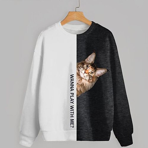 Kids Boys Sweatshirt Cat Outdoor 3D Print Long Sleeve Crewneck Fashion 3-12 Years Winter Black White
Kids Boys Sweatshirt Cat Outdoor 3D Print Long Sleeve Crewneck Fashion 3-12 Years Winter Black White