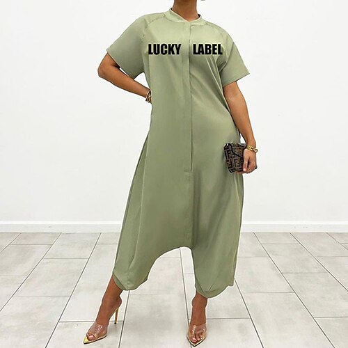 Women's Jumpsuit Letter Crew Neck Casual Street Daily Regular Fit Short Sleeve Light Green Red Light Blue S M L Fall
Women's Jumpsuit Letter Crew Neck Casual Street Daily Regular Fit Short Sleeve Light Green Red Light Blue S M L Fall