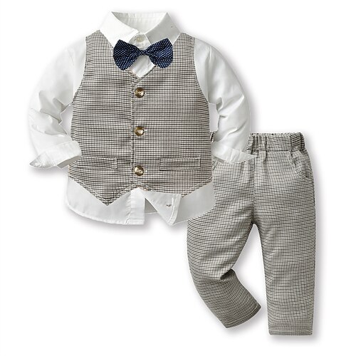 Party Three-piece Suit ( Vest ) Kids Boys Ring Bearer Suits Cotton 3-17 Years
Party Three-piece Suit ( Vest ) Kids Boys Ring Bearer Suits Cotton 3-17 Years
