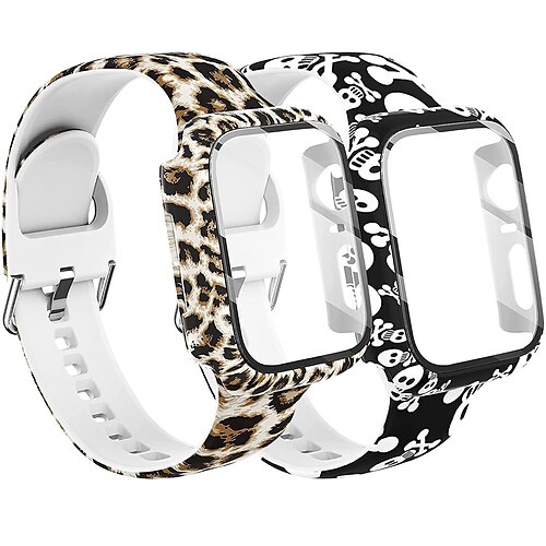 1PC Smart Watch Band with Case Compatible with Apple iWatch Series 8 7 6 5 4 3 2 1 SE for iWatch Smartwatch Strap Wristband Silicone Adjustable Breathable
1PC Smart Watch Band with Case Compatible with Apple iWatch Series 8 7 6 5 4 3 2 1 SE for iWatch Smartwatch Strap Wristband Silicone Adjustable Breathable