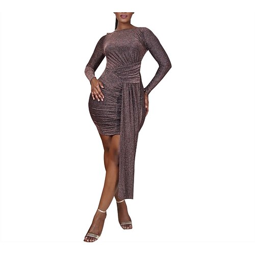 Women's Casual Dress Bodycon Short Mini Dress Black Blue Purple Yellow Wine Brown Long Sleeve Pure Color Patchwork Summer Fall Crew Neck Stylish Casual Modern 2022 S M L XL XXL
Women's Casual Dress Bodycon Short Mini Dress Black Blue Purple Yellow Wine Brown Long Sleeve Pure Color Patchwork Summer Fall Crew Neck Stylish Casual Modern 2022 S M L XL XXL