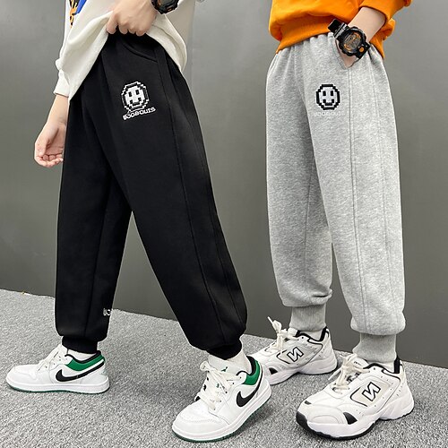Kids Boys Pants Gray Black Solid Colored Spring Fall Streetwear Street 3-13 Years
Kids Boys Pants Gray Black Solid Colored Spring Fall Streetwear Street 3-13 Years