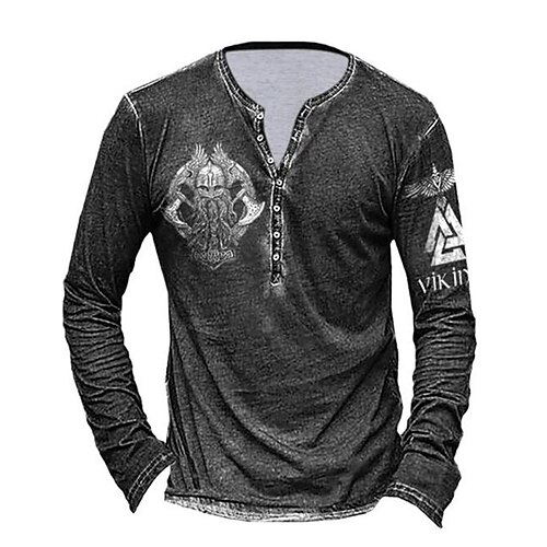 Men's T shirt Tee Henley Shirt Tee Graphic Henley Black 3D Print Plus Size Outdoor Daily Long Sleeve Button-Down Print Clothing Apparel Basic Designer Classic Comfortable / Sports
Men's T shirt Tee Henley Shirt Tee Graphic Henley Black 3D Print Plus Size Outdoor Daily Long Sleeve Button-Down Print Clothing Apparel Basic Designer Classic Comfortable / Sports