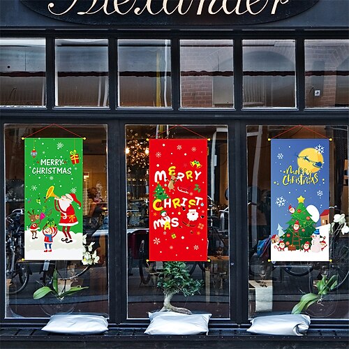 2pcs Christmas Decorations Christmas Strip Hanging Cloth Color Hanging Flag Christmas Flag Hanging Wall Hanging
2pcs Christmas Decorations Christmas Strip Hanging Cloth Color Hanging Flag Christmas Flag Hanging Wall Hanging