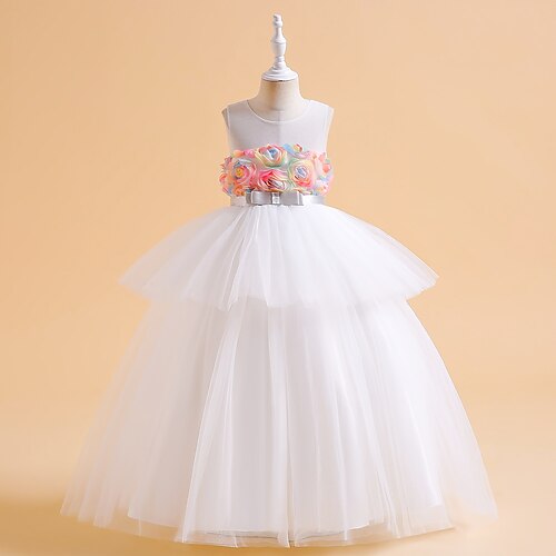 Kids Little Girls' Dress Flower A Line Dress Performance Special Occasion Mesh Patchwork Bow Pink White Maxi Sleeveless Cute Princess Dresses Spring Summer Regular Fit
Kids Little Girls' Dress Flower A Line Dress Performance Special Occasion Mesh Patchwork Bow Pink White Maxi Sleeveless Cute Princess Dresses Spring Summer Regular Fit