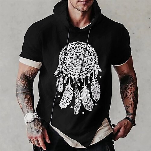 Men's Unisex Pullover Hoodie Sweatshirt Hooded Graphic Prints Feather Print Sports Outdoor Daily Sports 3D Print Streetwear Designer Casual Clothing Apparel Hoodies Sweatshirts Short Sleeve Black
Men's Unisex Pullover Hoodie Sweatshirt Hooded Graphic Prints Feather Print Sports Outdoor Daily Sports 3D Print Streetwear Designer Casual Clothing Apparel Hoodies Sweatshirts Short Sleeve Black
